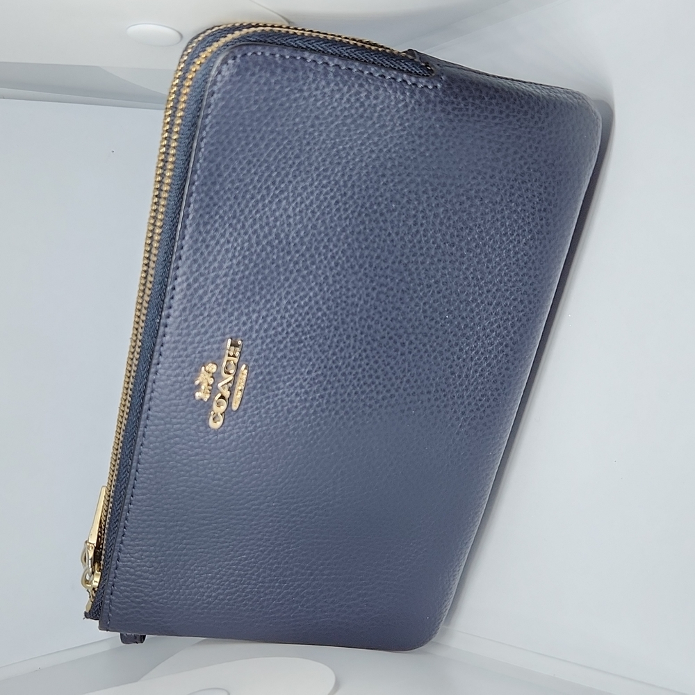 Coach Double Corner Zip Wristlet